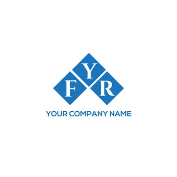 . FYR creative initials letter logo concept. FYR letter design.FYR letter logo design on white background. FYR creative initials letter logo concept. FYR letter design. vector