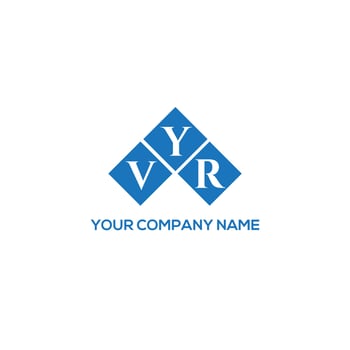 VYR creative initials letter logo concept. VYR letter design. vector