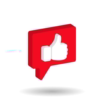Thumb Up, Like Icon vector