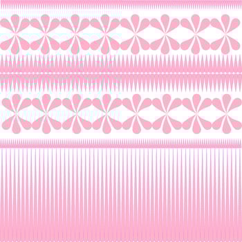 Pattern background from geometric shapes, pink and white stripes. For destroying gift wrap, book cover, clothes, table cloth. vector