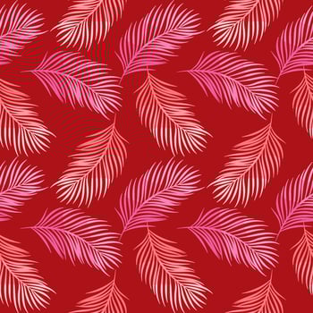 seamless background with leaf pattern vector