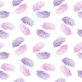 seamless background with leaf pattern vector