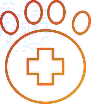 Pet Care Icon Style vector