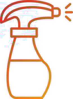 Water Spray Icon Style vector