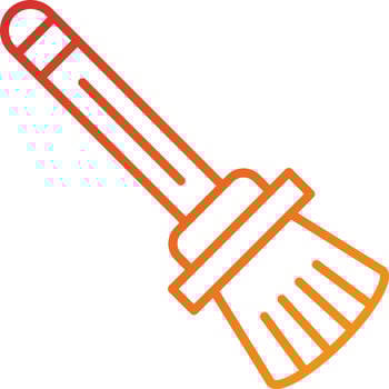 Broomstick Icon Style vector