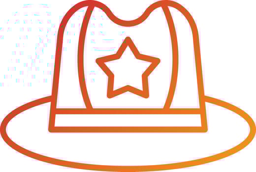 Hat Icon Style vector