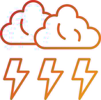 Storm Icon Style vector
