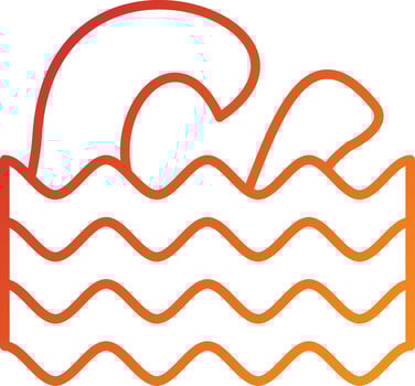 Wave Icon Style vector