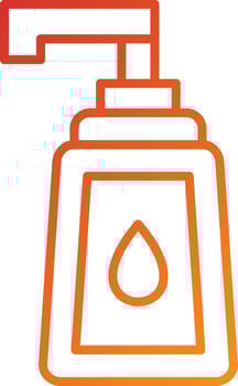 Hand Soap Icon Style vector