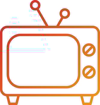 Television Icon Style vector