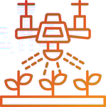 Watering Icon Style vector