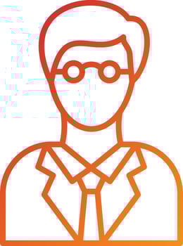 Principal Icon Style vector