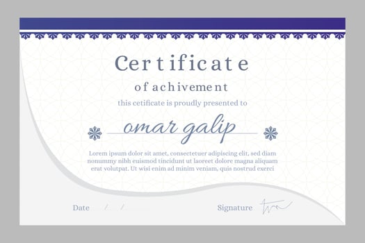 Certificate Template, watercolor Award background Gift voucherCertificate Template, watercolor Award background Gift voucher vector