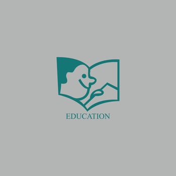 education and learning logo.eps vector