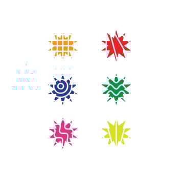Collection of illustration star icon. vector