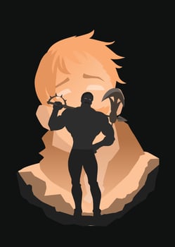 Escanor Seven deady sins vector