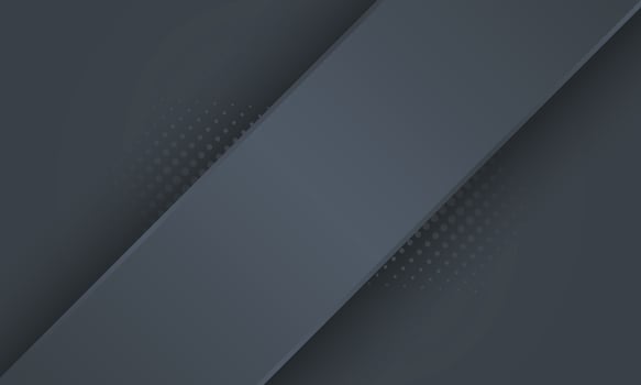 Abstract gray stripe diagonal background with shadow and halftone texture. vector