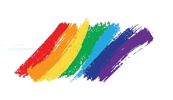 Flag Pride Rainbow Lgbt Lesbian. LGBT concept. Vector illustration.