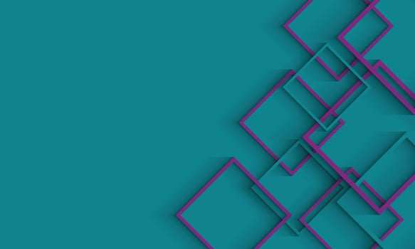 Green background with  green and purple vector layout with rectangles overlapping.