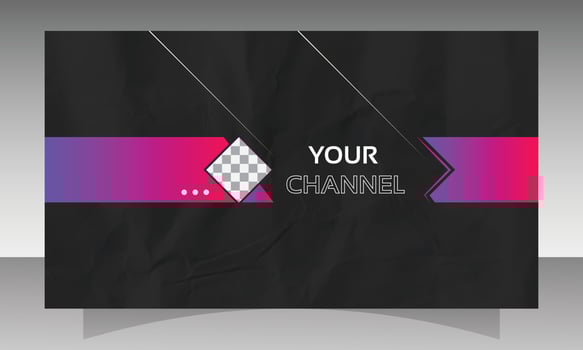 Social media banner design vector