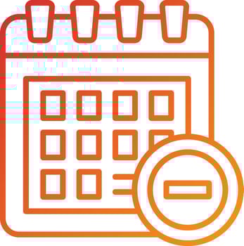 Remove Event Icon Style vector