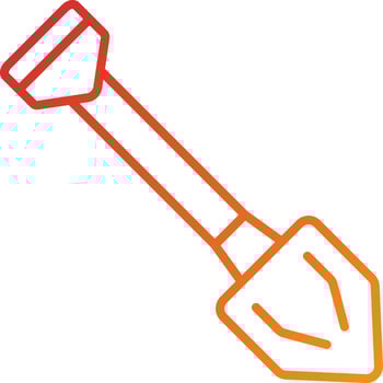 Shovel Icon Style vector