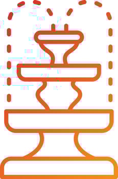 Fountain Icon Style vector