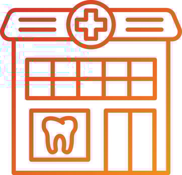 Dental Clinic Icon Style vector