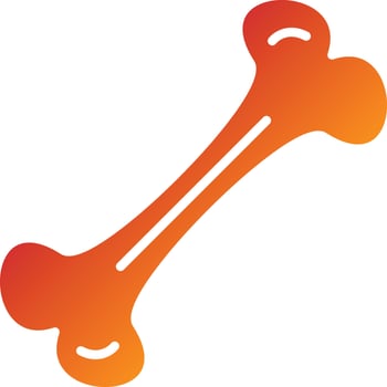 Bone Icon Style vector