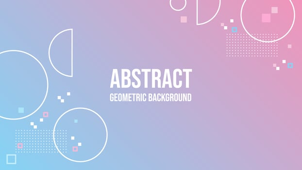 Modern abstract geometric with colorful background vector
