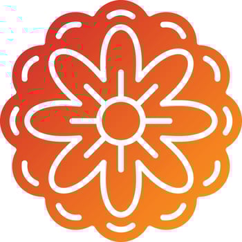 Flower Icon Style vector