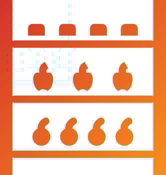 Rack Icon Style vector