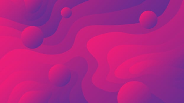 Modern abstract fluid geometric colorful background. vector