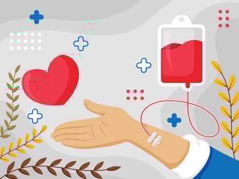 World Blood Donor Day Background vector