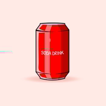 cane drink water icon cartoon vector
