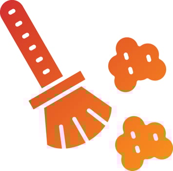 Dusting Icon Style vector