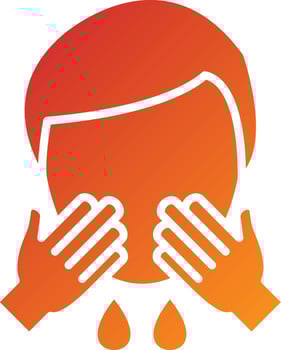 Wash Face Icon Style vector