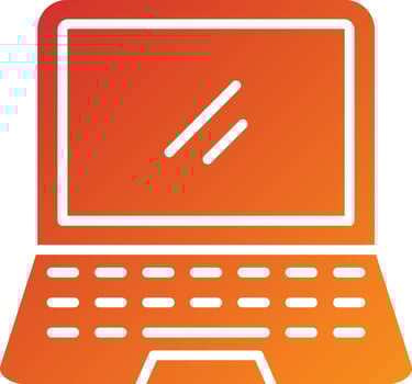 Laptop Icon Style vector
