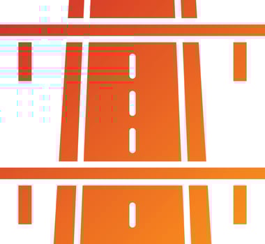 Highway Icon Style vector