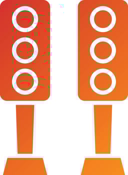 Traffic Light Icon Style vector