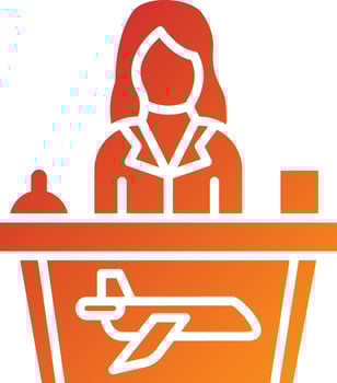 Reception Icon Style vector