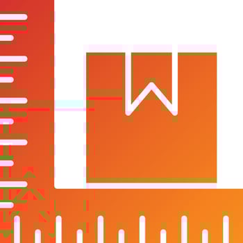 Parcel Size Icon Style vector