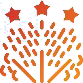 Firework Icon Style vector