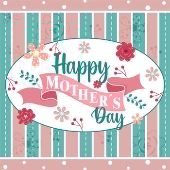 Happy Mothers Day vector