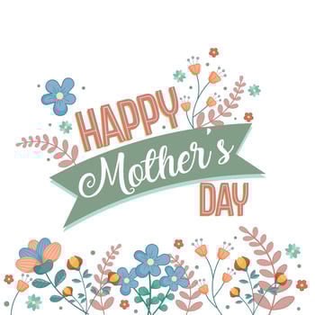 Happy Mothers Day vector