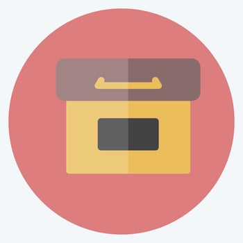 Icon Archive. suitable for Web Interface symbol. flat style. simple design editable. design template vector. simple symbol illustration vector