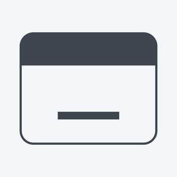 Icon Calendar. suitable for Web Interface symbol. glyph style. simple design editable. design template vector. simple symbol illustration vector