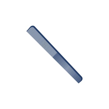 simple hair comb icon on white background vector
