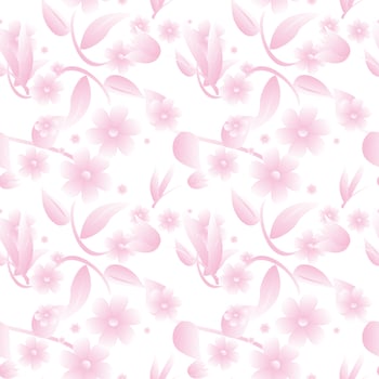 Seamless Pattern With Floral Motifs able to print for cloths, tablecloths, blanket, shirts, dresses, posters, papers. vector