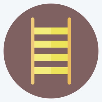 Icon Ladder. suitable for garden symbol. flat style. simple design editable. design template vector. simple symbol illustration vector